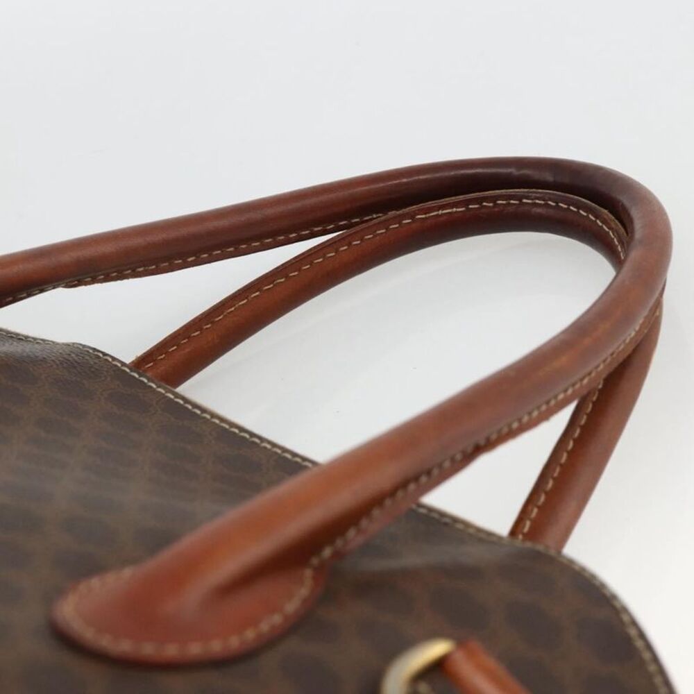 Celine Macadam Handbag Macadam With Leather Brown Canvas Handbag - Picture 15 of 16
